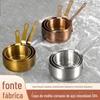 304 Aço Inoxidável Copo Molho Western Restaurante Mini Molho de Tempero Bife Dip Cup com Alça Molho de Tomate Copo Atacado