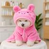 Roupas para Pets para Outono e Inverno, Cães Pequenos e Filhotes, Cães e Gatos Felizes, Roupas Quentes e Confortáveis, Toalhas de Banho Fofas de Desenho Animado