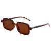 Nuevas gafas de sol cuadradas artísticas retro de tiro callejero transfronterizo de moda europea y americana, gafas de sol antiazules INS modernas transfronterizas