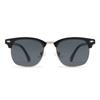 Gafas de sol polarizadas retro vintage 3016 al por mayor por fabricante de exportación, nuevo estilo metálico para hombres y mujeres con película de color tachonada