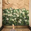 Felpudo de entrada de forma irregular con estampado floral rústico, felpudo de bucle de seda cortable, felpudo para entrada que quita el polvo y antideslizante