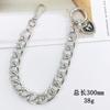 Yi Lian joias diamante-incrustado cadeia de alumínio Handmade Chain Love Pingente Anti-queda Anti-perdido telefone móvel Lanyard Pingente