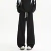 Pantalones Anchos Sueltos de Talla Extra para Hombre en Primavera y Verano con Diseño Estructural Pantalones Casuales Rectos para Personas Altas y Pantalones Deportivos Extensos