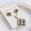 Set de Collar y Pendientes de Acero de Titanio de Alta Calidad, Nuevo Estilo Europeo y Americano, de Venta Caliente Transfronteriza, Joyería de Concha Genuina para Mujer, Precio Especial, Entrega Directa