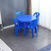 Mesa y silla de plástico para puesto de comida al aire libre, combinación comercial, gruesa, para barbacoa, mercado nocturno, cerveza, mesa de playa, mesa redonda económica.