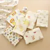 Venta al por mayor transfronteriza de wraps finos de crepé de doble capa de verano para recién nacidos, bebés y niños, wraps de algodón puro para sala de maternidad