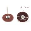 Fornecimento direto da fábrica com alça 3mm alça T-shaped cabeça de lixa cabeça de moagem disco de polimento pano abrasivo cabeça de moagem