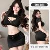 Lingerie Sexy, Sexy, Não Precisa Tirar, Seios Pequenos Quentes, Camiseta para Encontro Puro Desejo, Uniforme Irmã Real, Conjunto de Pijama Tentação 2895