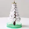 Árvore de Natal Mágica DIY Brinquedo de Cristal Feito à Mão Que Floresce Quando Regado, Cristais Mágicos Coloridos para Crianças Cultivarem Cristais em Ambientes Internos
