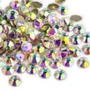 Decorações Redondas de Unhas Artísticas com Fundo Plano da Série Branca, Acessórios de Vidro Strass para Unhas DIY Feitos à Mão Atacado
