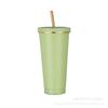 Comercio exterior transfronterizo, taza para sorber de acero inoxidable 304, taza con aislamiento al vacío, taza de agua para automóvil de 750 ml, taza de café con tapa con borde dorado