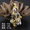 Colgante de Serpiente de Cobre Incrustado en Latón Luohan Mil Manos Guanyin Personalizado Retro Interesante Colgante Versátil Collar con Colgante
