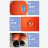 Pelota inflable sólida de goma blanda de 2 kg, suministros para exámenes deportivos de escuelas primarias y secundarias, entrenamiento de competición para estudiantes de 1 kg, lanzamiento de peso de goma