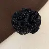 Pinza de Plátano Elegante con Lunares Estilo Coreano y Plisados para Mujer, Pinza para el Cabello de Gama Alta y Elegante, Pinza Vertical para Cola de Caballo Alta, Accesorio para el Cabello Dulce y Versátil