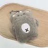 Llavero Colgante de Oso Chirriante para Parejas y Mejores Amigos, Decoración de Mochila, Peluche