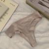 Tanga Sem Marcação de Seda Gelada Secagem Rápida Calcinha Invisível com Forro de Algodão para Meninas Cintura Baixa Sexy Hot Esportes Calcinhas Transfronteiriças para Mulheres