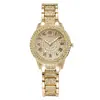 Reloj de Lujo Nuevo Modelo de Invierno con Pedrería en Todo el Cuerpo para Mujer, Reloj con Cadena de Acero Estrellada, Elegante y de Moda con Esfera Pequeña para Mujer
