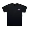 Camiseta Masculina de Manga Curta Estampada com Novo Design de Verão, Gola Redonda, Moda Casual Solta, Tops Masculinos