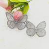 Adesivos de Tecido Borboleta de Renda Bordada Acessórios para Roupas Flor de Sapato Material Acessórios para Headwear Joias DIY Flor Artesanal