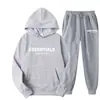 Conjunto de Sudadera con Capucha para Hombre y Mujer Otoño e Invierno 230g Peso Pesado Estampado de Letras