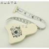 En stock 1.5 metros 60 pulgadas regla suave telescópica saludable mango de linterna cintura Y regla suave de medición telescópica automática