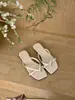 Chanclas Chuyuji de estilo coreano, sencillas, de tiras finas, para mujer, zapatos planos de verano para exteriores, sandalias de playa antideslizantes, para uso casual