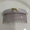 Peine Invertido con Letra H de Moda Coreana para Mujer 2025 Nuevo Estilo Flequillo y Cabello Despeinado en la Parte Posterior de la Cabeza Peine Acabado para el Cabello Tocado