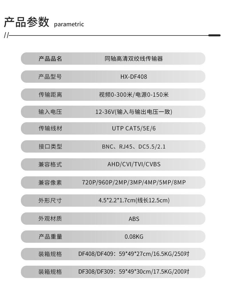 三合一双绞线传输器