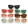 Gafas de sol ojo de gato personalizadas nuevas europeas y americanas 2330 decoración de cejas gafas de sol para hombre y mujer estilo ins gafas de sol versátiles