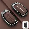 Adequado para Capa de Chave Hyundai de Pequim Ix35 Ix25 Langdong Sonata 9 Yuena Fivela de Concha de Metal Modelo Dobrável