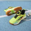 Zapatillas de bádminton para niños con hebilla giratoria, zapatillas de tenis para niños y niñas, zapatillas de voleibol, zapatillas deportivas ligeras de entrenamiento para béisbol y fútbol