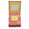 Collar de cuerda de cuero con forma de manzana pequeña chapado en oro amarillo de fábrica, regalo sagrado, colgante de manzana pequeña chapado en oro de 24 quilates