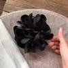 Scrunchie de Cetim Multicamadas Pétala de Verão Super Fada para Mulheres, Prendedor de Cabelo Grande de Alta Qualidade para Penteados de Coque