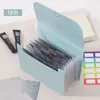 Libro Plegable Transparente a Prueba de Polvo y Rayones para Almacenamiento de Placas de Acero para Estampado de Uñas Bolsa de Almacenamiento de Placas de Acero para Pegatinas de Uñas Herramienta