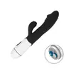 Comercio Exterior Vibrador de 30 Frecuencias Silicona Femenina Simulación Punto G Doble Choque Palo AV Masajeador de Masturbación Suministros Sexuales para Adultos