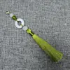 Yixiangfei 8B-5 Anillo de Correr Cierre de Langosta Borla 8 Borlas Estilo Antiguo Accesorios Dinastía Han Colgante para Ropa Artesanía Decoración
