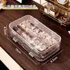 Caixas empilháveis transparentes para nail art com 70% de desconto transfronteiriço, estojos de plástico à prova de poeira para armazenamento e exibição para salões de unha, atacado
