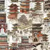 126 Adesivos de Design Arquitetônico Antigo, Esboços de Referência Desenhandos à Mão, Adesivos para Caderno e Planner DIY, À Prova d'Água