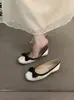 Bailarinas plateadas nuevas para mujer 2026 con moño interior que aumenta la altura y estampado de leopardo