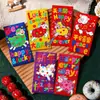 Bolsas de Sobres Rojos de Año Nuevo, Sobres Rojos Universales para el Año del Dragón, Nuevo Diseño de Dibujos Animados 2027 para el Festival de Primavera, Tamaños Grandes y Pequeños, Sobres Rojos Rígidos