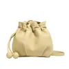 Bolso de Cubo de Cordón Elegante de Gama Alta para Mujer 2026 Nueva Moda Bolso de Hombro Versátil Bolso Cruzado para Viajes