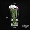 Cubo de Flores Descuento por Pieza Completa Venta al por Mayor Florería Cubo de Flores Almacenamiento Cubo de Flores Resistente a Caídas Cubo Acrílico Transparente Cubo de Flores Despertar