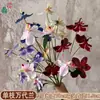 Venta al por mayor transfronteriza de orquídeas Bandai: Orquídeas artificiales Bandai de alta calidad, perfectas para decoraciones de bodas, arreglos de hibiscos y ramos de novia