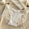 ¡Empaquetado individualmente!!! Bragas sexys de encaje hueco con lazo de cintura media para mujer