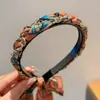 Bufanda trenzada para el pelo de niños con cinta para el pelo y diadema, diadema integrada de perlas para niñas, nuevo estilo 2026, accesorio para el pelo