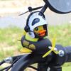 Lindo Pato Amarillo Submarino Adornos de Pato para Coche Motocicleta Autopropulsada Motocicleta Eléctrica Adornos de Coche a Batería Accesorios