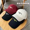 Gorra de Béisbol Versátil de Ala Ancha Estilo Coreano para Mujer en Otoño, Gorra de Copa Suave Cepillada Gruesa de Alta Calidad, Gorra Pequeña Visera que Muestra la Cara para Hombre