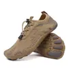 Zapatos transfronterizos nuevos de secado rápido y transpirables para senderismo y montañismo, adecuados para vadear, nadar y actividades de playa; zapatos de cinco dedos para exteriores con suelas antideslizantes