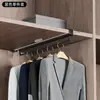 Barra de Ropa sin Taladro para Armarios Bajos, Armarios Colgantes y Barras Verticales de Armario; Barra colgante vertical para gabinetes