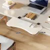 Tablero de Extensión para Hueco de Escritorio de Dormitorio, Escritorio Plegable para Computadora, Soporte para Teclado y Ratón, Estante de Almacenamiento Multifuncional sin Perforaciones
